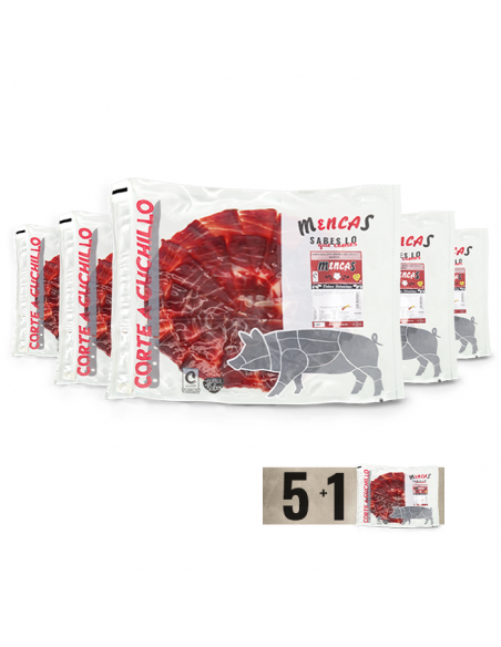Loncheado de Jamón de Bellota 50% Raza Ibérica - Mencas