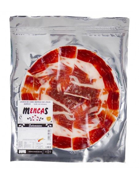 Loncheado de Jamón de Cebo Ibérico 50% - Mencas