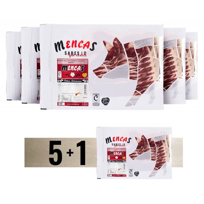 LONCHEADO DE PALETA BELLOTA IBÉRICA 50% RAZA IBÉRICO Loncheados