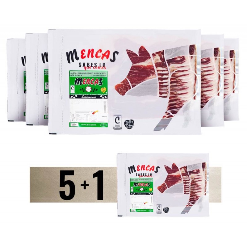 Loncheado de Paleta de Cebo de Campo 50% Ibérica - Mencas