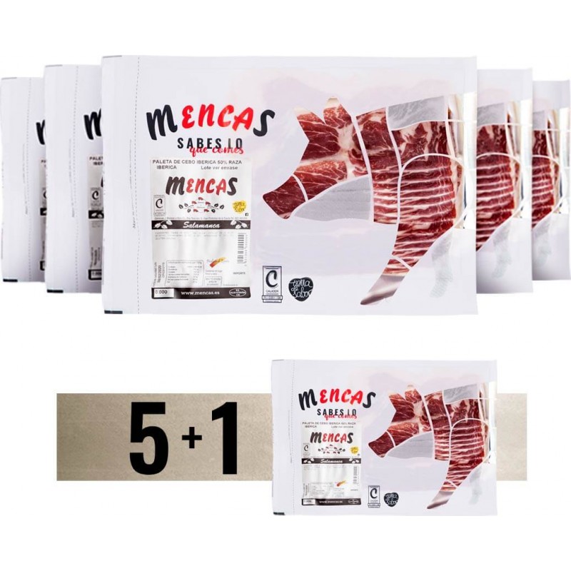 LONCHEADO DE PALETA DE CEBO IBÉRICO 50% RAZA IBÉRICA Loncheados