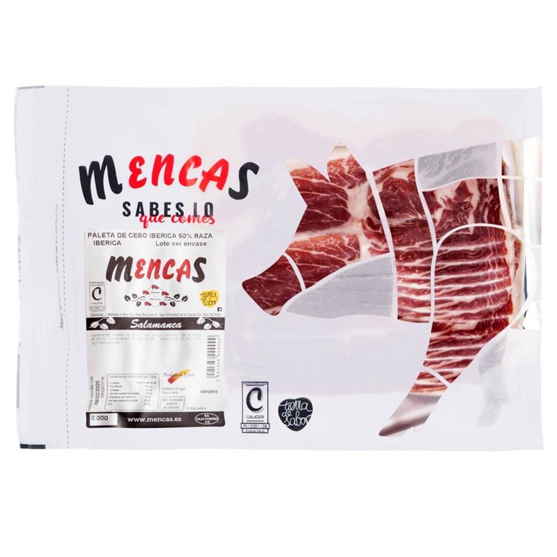 LONCHEADO DE PALETA DE CEBO IBÉRICO 50% RAZA IBÉRICA Loncheados