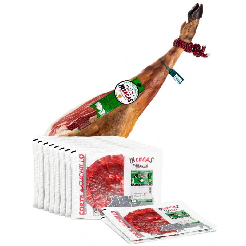 Loncheado de Jamón de Cebo de Campo 50% Ibérico  - Mencas