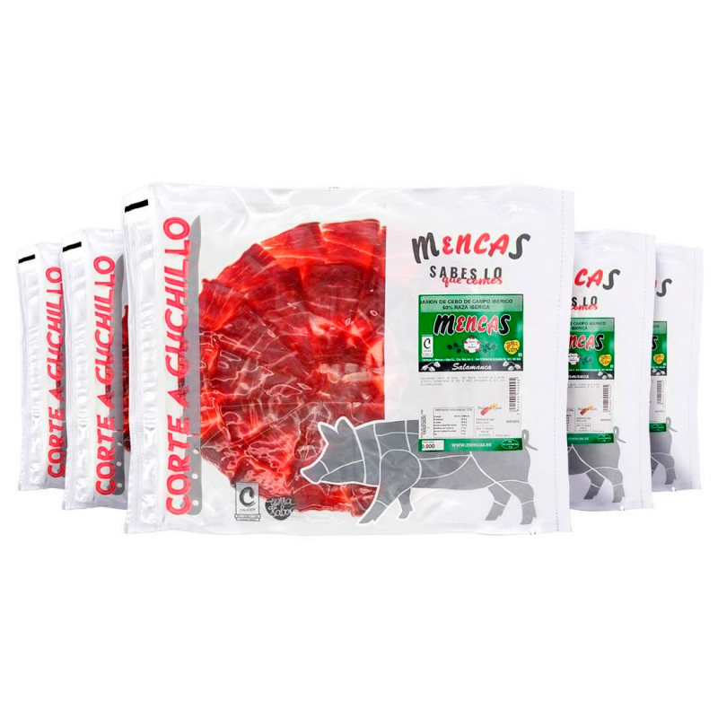 Jamón de Cebo de Campo Ibérico 50% Raza Ibérica - Mencas