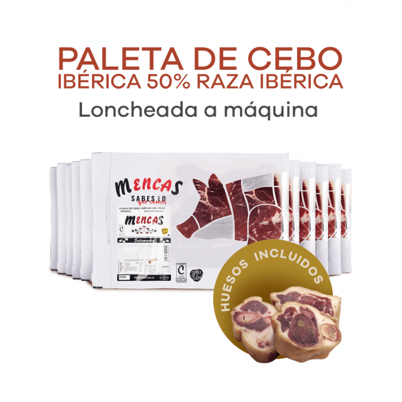 Loncheado de Paleta de Cebo 50% Raza Ibérica - Mencas